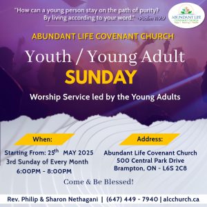 ALCC Youth_Young Adult Sunday Service